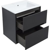 Aquanet Тумба под умывальник Милан 65 306379 (черный глянец) Image #2