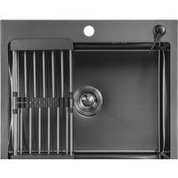 Saniteco 6045 Nano (с сифоном, дозатором и коландером)