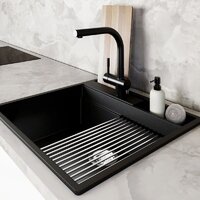Кухонная мойка Globalo Silvano 60.1 Black/IX - Превью изображения №6 — Интернет-магазин Your Sale