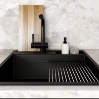 Кухонная мойка Globalo Silvano 60.1 Black/IX - Превью изображения №4 — Интернет-магазин Your Sale