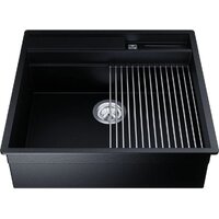 Кухонная мойка Globalo Silvano 60.1 Black/IX - Превью изображения №5 — Интернет-магазин Your Sale