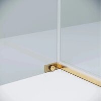 Grossman Pragma 90x195 200.K33.03.90.32.00 (золото сатин,стекло прозрачное) Image #7