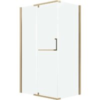 Grossman Pragma 90x195 200.K33.03.90.32.00 (золото сатин,стекло прозрачное) Image #2