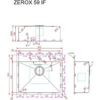 Кухонная мойка ZorG Zerox 59 IF PVD Gunblack - Превью изображения №4 — Интернет-магазин Your Sale