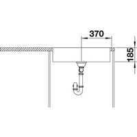 Blanco Zerox 700-IF Dark Steel 526246 (без клапана-автомата) Image #2