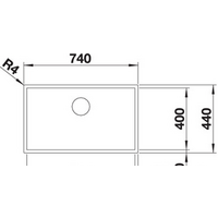 Blanco Zerox 700-IF Dark Steel 526246 (без клапана-автомата) Image #4