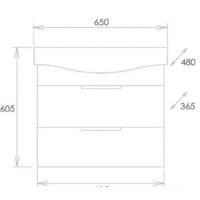 Onika Тумба под умывальник Девис 65.13 106546 Image #2