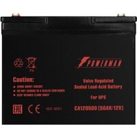 Аккумулятор для ИБП Powerman CA12500/UPS (12В/50 А·ч) - Превью изображения №2 — Интернет-магазин Your Sale