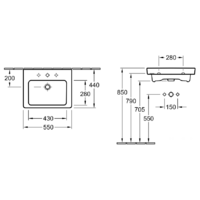 Villeroy & Boch Subway 2.0 55x44 [7113F5R1] Image #2