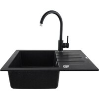 Кухонная мойка Kernau KGS A 4560 1B1D Graphite - Превью изображения №6 — Интернет-магазин Your Sale