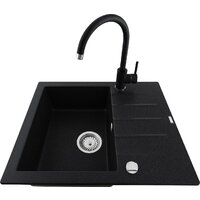 Кухонная мойка Kernau KGS A 4560 1B1D Graphite - Превью изображения №2 — Интернет-магазин Your Sale