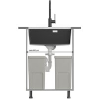 Кухонная мойка Quadron HQJ6045U5_PVDC1_U - Превью изображения №4 — Интернет-магазин Your Sale