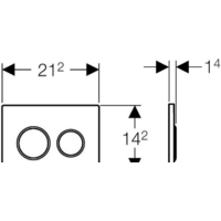Geberit Kappa 21 115.240.KJ.1 (белый) Image #2