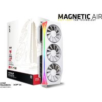 XFX Mercury AMD Radeon RX 9070 XT OC White Magnetic Air Edition RGB RX-97TMARGW9 Image #5