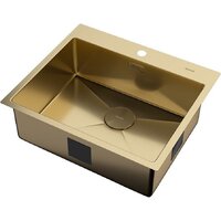 Кухонная мойка ZorG Zerox 59 IF PVD Gold - Превью изображения №2 — Интернет-магазин Your Sale