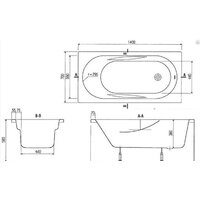 Cersanit Mito Red 150x70 (с каркасом) Image #2