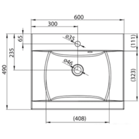Ravak Classic 600 60x49 [XJD01160000] Image #4