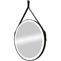  Континент Зеркало Millenium Black Led D 65 (натуральная кожа, черный) - Превью изображения №2 — Интернет-магазин Your Sale