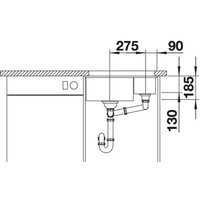 Blanco Subline 350/150-U (глянцевый белый) Image #7