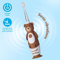 Электрическая зубная щетка Brush-Baby WildOnes Bear - Превью изображения №6 — Интернет-магазин Your Sale