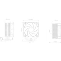Кулер для процессора DeepCool AK400 ZERO DARK R-AK400-BKNNMN-G-2 - Превью изображения №2 — Интернет-магазин Your Sale