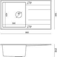 Кухонная мойка Quadron HCQE8650U5_PVDC1_P2O - Превью изображения №7 — Интернет-магазин Your Sale