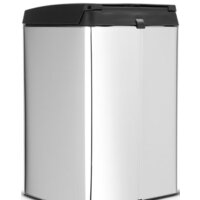 Brabantia Pedal Bin Silent 10 л прямоугольное (стальной полированный) Image #2