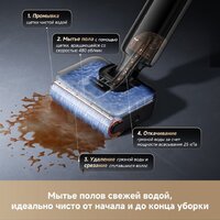 Вертикальный моющий пылесос Dreame G12 Pro Wet and Dry Vacuum HHR32A (евровилка, черный) - Превью изображения №11 — Интернет-магазин Your Sale