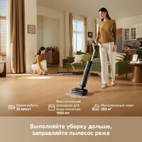 Вертикальный моющий пылесос Dreame G12 Pro Wet and Dry Vacuum HHR32A (евровилка, черный) - Превью изображения №12 — Интернет-магазин Your Sale