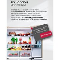 Четырёхдверный холодильник LEX LCD450GlGID - Превью изображения №9 — Интернет-магазин Your Sale