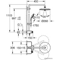 Grohe Euphoria SmartControl System 260 Mono 26509000 Image #11