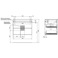 Aquanet Тумба под умывальник Вега 70 308333 Image #12