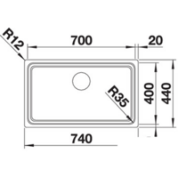 Blanco Etagon 700-U (зеркальная полировка) 524270 Image #2