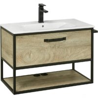 Акватон Тумба с умывальником Лофт Ф 80 1A2424K7LTDU0