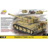 Конструктор Cobi Historical Collection WWII Panzer VI Tiger I no 131 - Превью изображения №4 — Интернет-магазин Your Sale