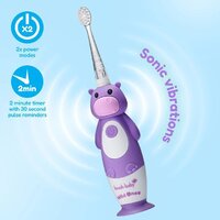Электрическая зубная щетка Brush-Baby WildOnes Hippo - Превью изображения №7 — Интернет-магазин Your Sale