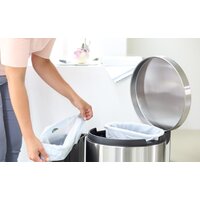 Brabantia Pedal Bin Recycle Silent 2 x 20 л (стальной матовый) Image #16