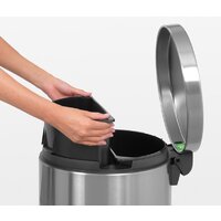 Brabantia Pedal Bin Recycle Silent 2 x 20 л (стальной матовый) Image #5