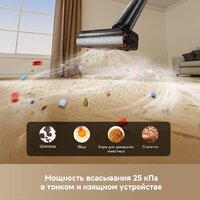 Вертикальный моющий пылесос Dreame G12 Wet and Dry Vacuum HHR32A (евровилка, черный) - Превью изображения №4 — Интернет-магазин Your Sale