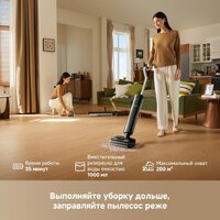 Вертикальный моющий пылесос Dreame G12 Wet and Dry Vacuum HHR32A (евровилка, черный) - Превью изображения №9 — Интернет-магазин Your Sale
