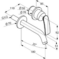 Kludi Balance 522469175 (белый/хром) Image #2