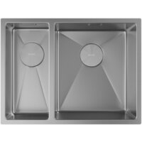 Кухонная мойка ZorG Zerox 58-2 U / IF-L Steel - Превью изображения №3 — Интернет-магазин Your Sale