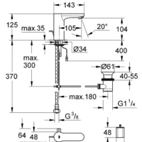 Grohe Eurosmart Cosmopolitan E 36331001 Image #2