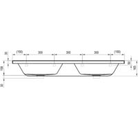 Умывальник Ravak Chrome 1200 120x49 [XJG01112000] - Превью изображения №9 — Интернет-магазин Your Sale