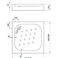 Deante Corner 80x80 KTC 042B Image #3