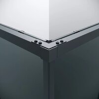 Grossman Galaxy 90x195 1/2.K33.01.90.21.10 (черный матовый/тонированное стекло) Image #6