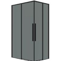 Grossman Galaxy 90x195 1/2.K33.01.90.21.10 (черный матовый/тонированное стекло) Image #2