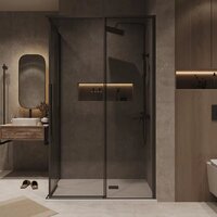 Grossman Galaxy 90x195 1/2.K33.01.90.21.10 (черный матовый/тонированное стекло) Image #10