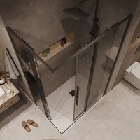 Grossman Galaxy 90x195 1/2.K33.01.90.21.10 (черный матовый/тонированное стекло) Image #11