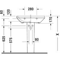 Умывальник Duravit DuraStyle 65x44 (2319650000) - Превью изображения №4 — Интернет-магазин Your Sale